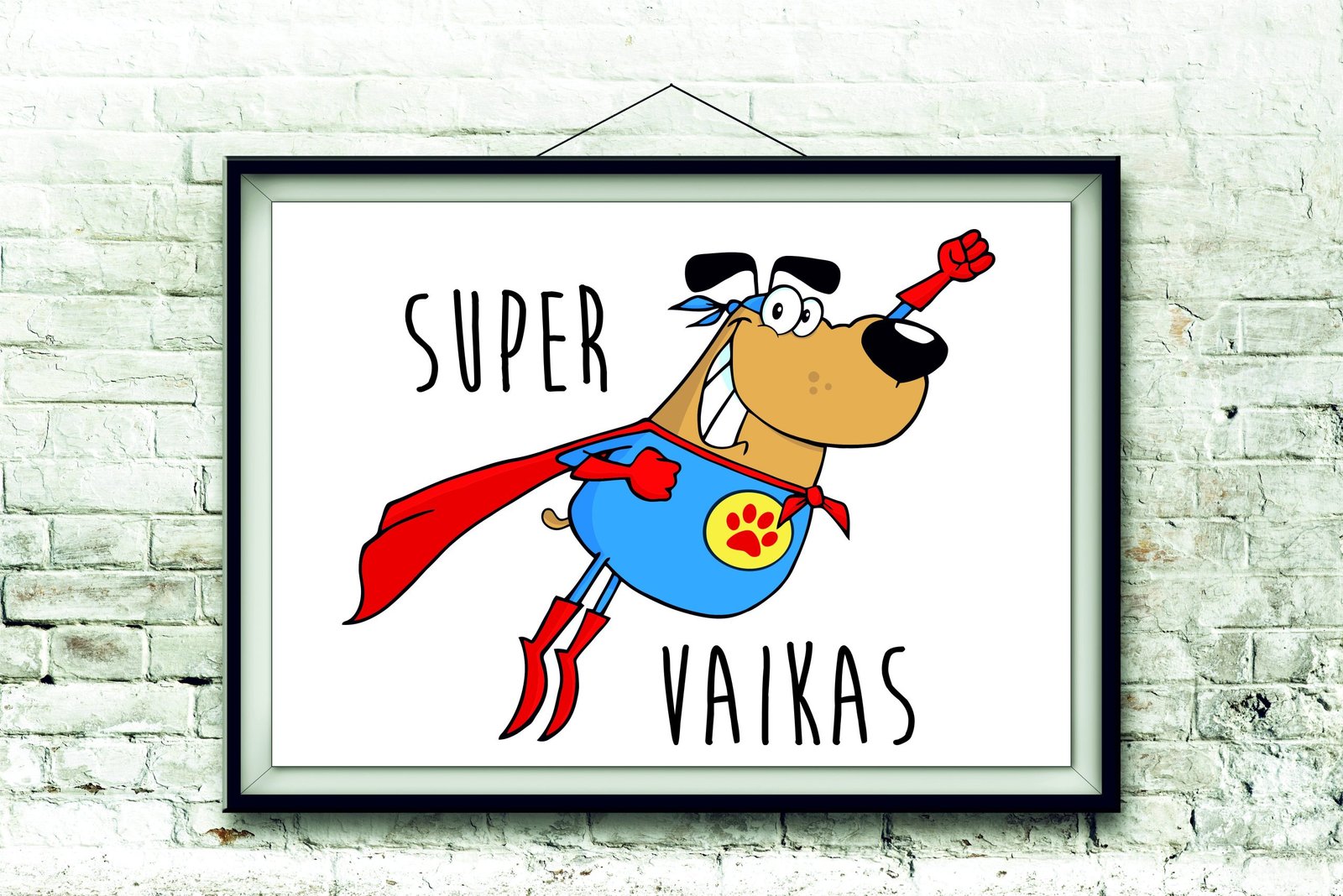 super vaikas plakatas